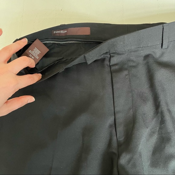 Mens oversized black trousers - Picture 3 of 5